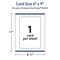 Avery Matte White Postcards, 6" x 9" Rectangle Rounded Corners